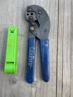 Cable Prep Hexagonal Hand Crimper Tool HCT-483 + Stripping Made Usa Used. Price: $24.99.