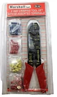New Marshall Tool 4 Way Stripper & Crimper With 60 Assorted Terminals Sealed. Price: $9.95.