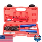 Icrimp Pex Cinch Tool 3/8"-1" W/ Removal, Ratchet, Cutter & Clamps Kit New. Price: $57.70.
