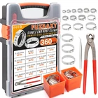 360PCS 22 Sizes Single Ear Hose Clamps Pex SET,5.3-33.1MM 304 Stainles... New. Price: $47.85.