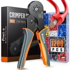Ferrule Crimping Tool Kit, Preciva Upgrade Double & Single Multicolor New. Price: $62.99.