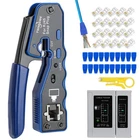 Ywnegwe RJ45 Tool Kit Pass Thru Ethernet Crimper For CAT5E CAT6A New. Price: $43.59.