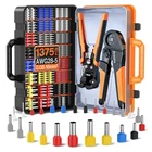 Ferrule Crimping Tool Kit 1375PCS Wire Stripper Auto Ratchet Preciva Adjustable New. Price: $89.99.