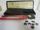 Thomas Betts Tbm 8 Compression Tool With Dies Used. Price: $175.00.