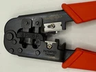 Radio Shack - 6P 8P Wire Stripper Cutter Crimper Hand Tool Used. Price: $8.49.