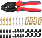 Ratchet Spark Plug Wire Crimper Set, Newdeli 25PCS Red, Blue, Black. Price: $57.78.