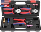 Knoweasy Crimp Tool Kit For Deutsch Dt Connectors: Close Barrel And Open New. Price: $163.77.