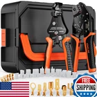 Someline Spade Connector Crimping Tool Kit 24-14 Awg 2.8/4.8/6.3/7.8MM 40 Types New. Price: $77.73.