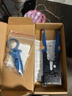Commscope Crimper Cable Stripper Tool Kit Blue Handles 2131652-0 New. Price: $80.00.