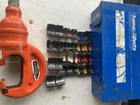 Thomas & Betts TBM15PF Hydraulic Crimper With Dies And Case Used. Price: $300.00.