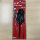 New Milwaukee 48-22-3084 Ratcheting Insulated Terminals Crimper Fast Shipping. Price: $34.99.