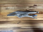 Hart Long Nose Locking Pliers With Blue Release Handle Vise Grip Style Used. Price: $8.99.