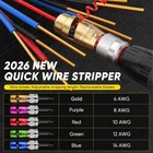 Wire Stripper Twister Tool For Drill 614 Awg Electrician 8IN1 Hex Connector K New. Price: $64.99.
