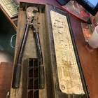 Thomas & Betts TBM8 Crimping Tool W/7 Dies Used. Price: $175.00.