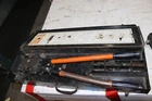Thomas & Betts TBM6S Shure-stake Compression Tool W/ Dies Used. Price: $150.00.