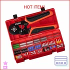 Peba Crimping Tool Kit, 21 Sizes Tinned Copper Wire Ferrules, Square Rat New. Price: $28.09.