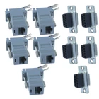 5PCS DB9 Pin RS232 Serial Port F To RJ45 Network Adapter Plug Converter 8P8C New. Price: $6.87.