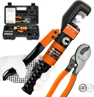 10 Ton Hydraulic Battery Cable Crimper With 9 Dies - Tool New. Price: $59.81.