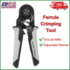 Klein Tools 34055 Ratcheting Ferrule Square Crimper, 10 22 Awg Wire Terminals New. Price: $34.11.