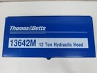 Thomas & Betts 13642M 12 Ton Hydraulic Crimping Head - Steel Carrying Case Only New. Price: $100.00.