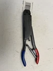 Amp / Tyco 59250 Red And Blue Head Ratchet Crimper Used Good Condition. Price: $520.00.