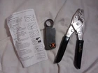 New Leviton Video Coaxial Crimp Tool Kit For Av Connectors 40809-VCK. Price: $11.99.