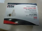 Nsi Wwc-t-b Easy Twist Tan Wire Connectors Size 22-8 Awg (box Of 100) New. Price: $15.00.