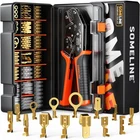Someline Open Terminal Connector Crimping Tool Kit, 14 Types, Orange, Black New. Price: $41.57.