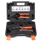8-PIECE Ratcheting Crimping Tool Set Quick Exchange Jaw For Heat Shrink & Ferr New. Price: $83.69.