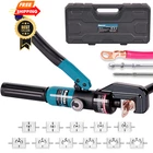 Amzcnc Hydraulic Crimping Tool, Battery Cable Crimper YQK-0000, Cyan New. Price: $82.98.