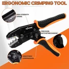 Crimping Tool Set 9 Pcs - Ratcheting Wire Crimper Quick Exchange Jaw,kf Cptec New. Price: $56.99.