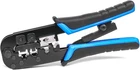 Network Crimper,cable Stripper Cutter - RJ11 RJ12 RJ45 6P6C/4C,8P8C Blue New. Price: $18.69.