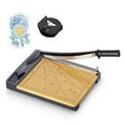 12'' Wood Guillotine Paper Cutter, Heavy Duty Base Trimmer With 16... New. Price: $70.34.