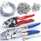 Twidec/wire Rope Crimping Tool Up 2.2MM With 240PCS 1/16''ALUMINUM New. Price: $58.00.