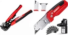 Kaiweets Self Adjust Wire Stripper Tool Kit Utility Knife Scraper Cutter Set New. Price: $38.00.