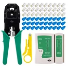 RJ45 Tool Kit Ethernet Crimping Set Cut And Strip Network Cable For CAT5 New. Price: $28.54.