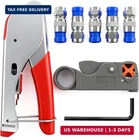 Mxuteuk RG59 RG6 Cable Crimper Tool Coaxial Compression Fitting Wire New. Price: $27.18.