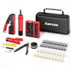 Ampcom Ethernet Crimping Tool Kit 10-IN-1 Pass Through RJ45/RJ11 Network Red New. Price: $54.90.