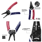 Klein Usa 250TH Limited Edition Wire Strippers 8-20 Awg Red White Blue New. Price: $25.99.