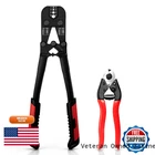 Sanuke Wire Rope Crimper Tool Kit Steel Cable Cutter Swagging For Copper New. Price: $56.08.