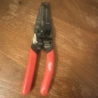 Milwaukee Crimper Wire Stripper Cutter 48-22-3052 Red Handles Tool Used. Price: $16.04.