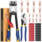 Haisstronica Heavy Duty Battery Cable Crimping Tool Kit - Ratchet Hex Extended New. Price: $84.18.