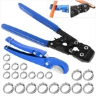 Pex Pipe Clamp Cinch Tool Crimping Crimper For Stainless Steel Blue New. Price: $32.22.