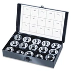Burndy Stainless Steel U-die Kit For Copper Connectors #6 AWG-750 Kcmil, 15 Dies New. Price: $1641.88.