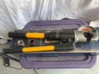 Thomas & Betts TBM12M Hydraulic Crimper Tool With Case And Bits, Works Great. Used. Price: $325.00.