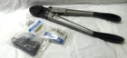 Qest 1/2" QCRT-3N Crimping Tool/pliers +brass Coupling, 25 Copper Rings, Elbow Used. Price: $25.00.