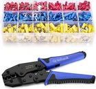 Qibaok Wire Terminals Crimping Tool Kit With 800 Pcs Connectors New. Price: $43.35.