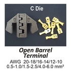 Tgr Crimping Tool Die For Open Barrel Terminals Awg 20-18/16-14/12-10 New. Price: $19.99.