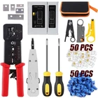 Leatbuy RJ45 Tool Set For RJ11/RJ12 Internet Crimper Black New. Price: $53.99.
