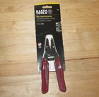 Klein Tools 11046 Wire Strippers / Cutters 16-26AWG Red Handle New. Price: $17.95.